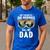 My Favorite Ski Buddies Call Me Dad For Ski Dad Men's Casual T-Shirt Royal Blue