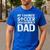 My Favorite Soccer Player Calls Me Dad Fathers Day Men's Casual T-Shirt Royal Blue