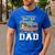 My Favorite Soccer Player Calls Me Dad US Flag Fathers Day Men's Casual T-Shirt Royal Blue My Favorite Soccer Player Calls Me Dad US Flag Fathers Day Men's Casual T-Shirt Royal Blue