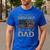 My Favorite Swimmer Calls Me Dad Fathers Day Men's Casual T-Shirt Royal Blue My Favorite Swimmer Calls Me Dad Fathers Day Men's Casual T-Shirt Royal Blue