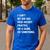 Field Hockey Mom And Dad Practice Game Men's Casual T-Shirt Royal Blue