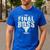 The Final Boss Vintage Rock Bull Fun Tee For Strong Dads Men's Casual T-Shirt Royal Blue