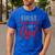 My First Valentine As Dad 2025 For a Proud New Father Men's Casual T-Shirt Royal Blue My First Valentine As Dad 2025 For a Proud New Father Men's Casual T-Shirt Royal Blue