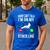 Fishing Dad Men Reel Cool Fish Bass Fishing Men's Casual T-Shirt Royal Blue