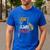 Fishing Jokes Dad Dont Be A Dumb Bass Fish Fisherman Men's Casual T-Shirt Royal Blue