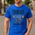 Fishing Tuna Bass Rod Fisherman Cool Dad Quote Men's Casual T-Shirt Royal Blue