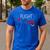 Flight Crew Airplane Birthday Dad Airplane Matching Family Men's Casual T-Shirt Royal Blue
