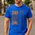 The Flintstones Fred Flintstone Dad Of The Birthday Girl Men's Casual T-Shirt Royal Blue The Flintstones Fred Flintstone Dad Of The Birthday Girl Men's Casual T-Shirt Royal Blue