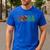 Football Dada 1st Birthday Men's Casual T-Shirt Royal Blue Football Dada 1st Birthday Men's Casual T-Shirt Royal Blue