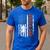 Football Kicker Dad Of A Football Kicker Father US Flag Men's Casual T-Shirt Royal Blue Football Kicker Dad Of A Football Kicker Father US Flag Men's Casual T-Shirt Royal Blue