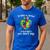 Fun Heart Puzzle Shirts Dad Autism Awareness Family Support Men's Casual T-Shirt Royal Blue