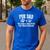 Fur Dad Man Myth Snack Dealer Dog Cat Men's Casual T-Shirt Royal Blue