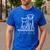 Fur Dad Pet Lover Cat Dog Dad Husband Fathers Day Wife Men's Casual T-Shirt Royal Blue