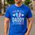 Future Dad Pink Or Blue Daddy Loves You Gender Reveal Men's Casual T-Shirt Royal Blue