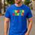 Gamer Aunt Super Auntie Gaming Matching Dad & Mom Kids Men's Casual T-Shirt Royal Blue