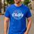 Gender Reveal Dad Daddy To Be Pink Or Blue Baby Shower Men's Casual T-Shirt Royal Blue