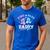 Gender Reveal Daddy Dad Men's Casual T-Shirt Royal Blue Gender Reveal Daddy Dad Men's Casual T-Shirt Royal Blue