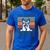 German Shepherd Men Women Dog Dad Mom German Shepherd Men's Casual T-Shirt Royal Blue