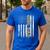 Girl Dad Father's Day Dad Daughter Dad Of Girls Outnumbered Men's Casual T-Shirt Royal Blue