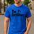 The Girl Father Dad Of Girls Daddy Daughter Men's Casual T-Shirt Royal Blue