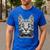 Glitch Weird Cat Kitten Optical Illusion Cat Mom Dad Men's Casual T-Shirt Royal Blue Glitch Weird Cat Kitten Optical Illusion Cat Mom Dad Men's Casual T-Shirt Royal Blue