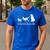 Golden Retriever Mom Dad Puppy Dog Owner Dog Lover Men's Casual T-Shirt Royal Blue