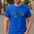 Golf Dad Hole In One Golf First Birthday Boy Party Men's Casual T-Shirt Royal Blue