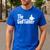 Golffather Father Dad Golfer Golfing Golf Club Putter Men's Casual T-Shirt Royal Blue