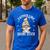 Grandpa Fathers Day Gnome For Men And Best Dad Pun Men's Casual T-Shirt Royal Blue