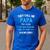 Grandpa Papa Partner In Crime Dad Men's Casual T-Shirt Royal Blue