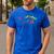 Grateful Dad Fathers Day Tie Dye Letters Shirt For Dads Men's Casual T-Shirt Royal Blue