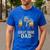 Great Dane Dad Vintage Men's Casual T-Shirt Royal Blue