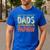 Only The Greatest Dads Get Promoted To Papaw Men's Casual T-Shirt Royal Blue
