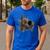 Grey Cat Torn Cloth Cat Dad Cat Mom Cat Lover Men's Casual T-Shirt Royal Blue Grey Cat Torn Cloth Cat Dad Cat Mom Cat Lover Men's Casual T-Shirt Royal Blue
