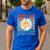Groovy Dad Matching Outfit Fathers Day Family Retro Vintage Men's Casual T-Shirt Royal Blue Groovy Dad Matching Outfit Fathers Day Family Retro Vintage Men's Casual T-Shirt Royal Blue