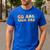 Groovy This Father's Day With Vintage Go Ask Your Dad Men's Casual T-Shirt Royal Blue
