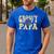 Groovy Papa 70s Aesthetic Nostalgia 1970's Retro Dad Men's Casual T-Shirt Royal Blue