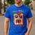 Guess What Chicken Butt DadSiblingsFriends Humor Small Men's Casual T-Shirt Royal Blue