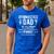 Gymnastics Dad Definition Gymnastics Father Of A Gymnast Dad Men's Casual T-Shirt Royal Blue