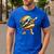 Hamburger Dabbing Kids Men Women Dab Dance Cheeseburgers Dad Men's Casual T-Shirt Royal Blue