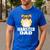 Hamster Dad Father's Day Animal Whisperer Rodent Lover Men's Casual T-Shirt Royal Blue