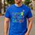 Happy Birthday Daddy Men's Casual T-Shirt Royal Blue Happy Birthday Daddy Men's Casual T-Shirt Royal Blue