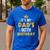 Happy Father Daddy 90 Years Old It's My Dad's 90th Birthday Men's Casual T-Shirt Royal Blue