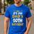 Happy It's My Dad's 50th Birthday 1975 50 Years Old Men's Casual T-Shirt Royal Blue