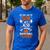 He's Also My Favorite Basketball Player Dad Basketball Dad Men's Casual T-Shirt Royal Blue