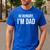 Hi Hungry I'm Dad Father's Day Dad Daddy Joke Men's Casual T-Shirt Royal Blue