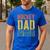 Hockey Dad Shirt Men Fathers Day Hockey Dad Men's Casual T-Shirt Royal Blue