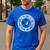 Hole In One Golf Dad & Cart Golfer Men's Casual T-Shirt Royal Blue