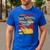 Hot Wheels Father's Day Number 1 Dad Men's Casual T-Shirt Royal Blue