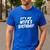 Humor Dad Husband It's My Wife's Birthday Men's Casual T-Shirt Royal Blue